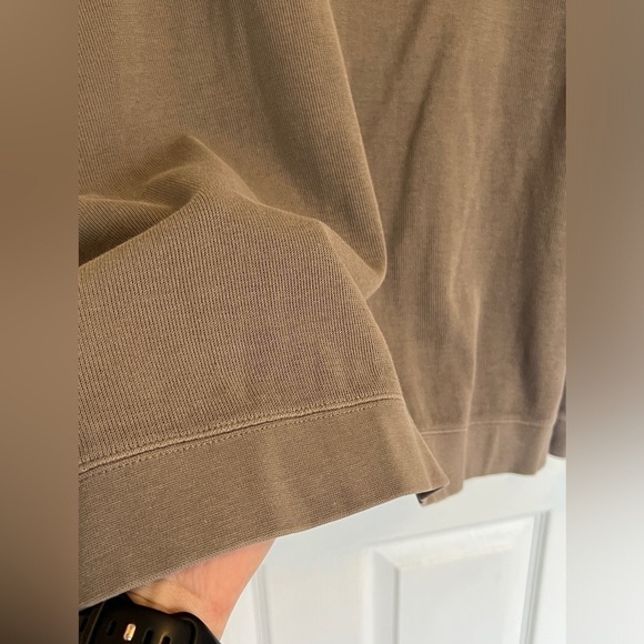 Cutter and Buck Crew V Neck Pullover Sweater Olive Men’s Size XXL Pima Cotton - Picture 4 of 10